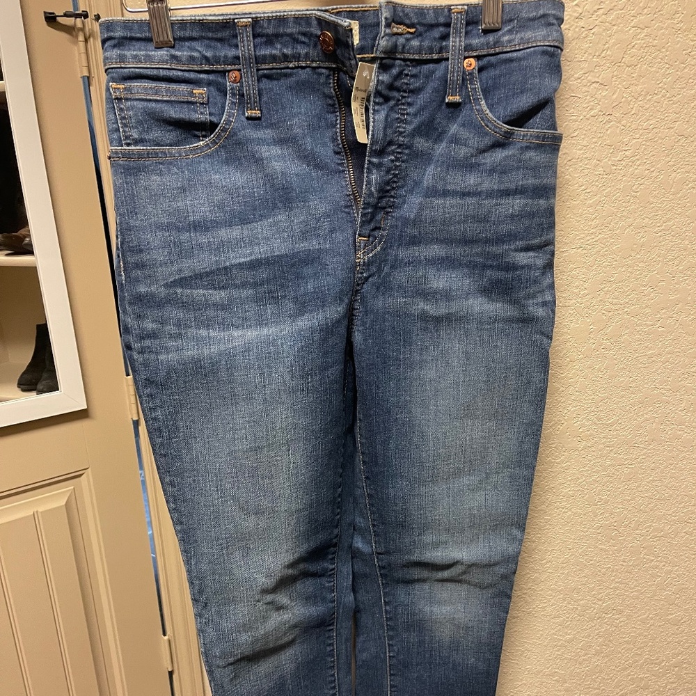 Madewell Size 29 Medium Wash High Rise Skinny Jean NWT